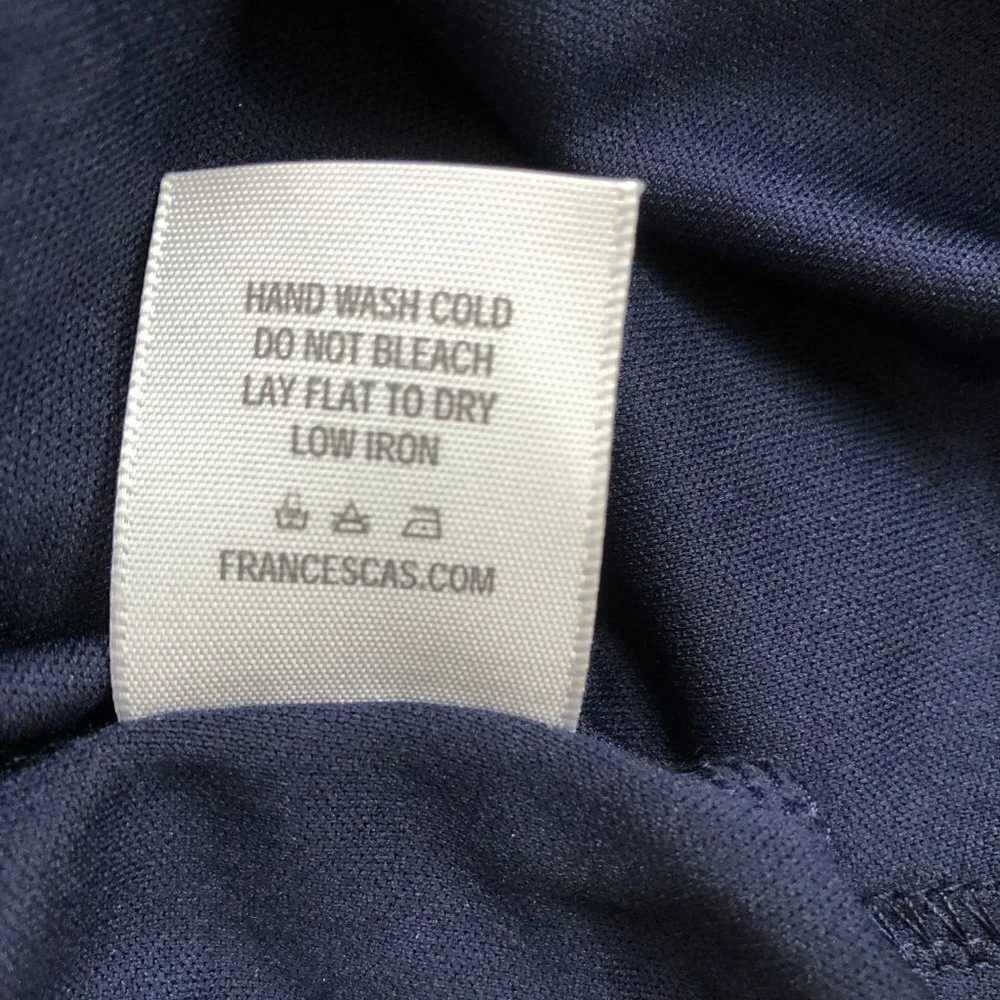 Francesca’s Navy and Gold Lace Cold Shoulder Midi Dress Large - Picture 11 of 12